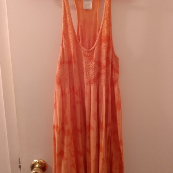Orange Stretchy Sundress - Picture 1 of 1